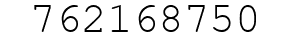 Number 762168750.