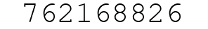 Number 762168826.