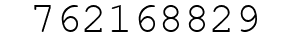 Number 762168829.