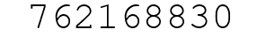 Number 762168830.