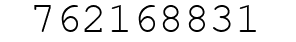 Number 762168831.