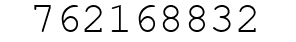 Number 762168832.