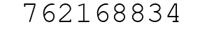 Number 762168834.