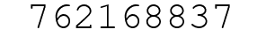 Number 762168837.