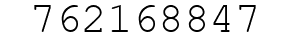Number 762168847.