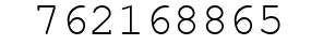 Number 762168865.