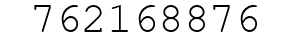 Number 762168876.