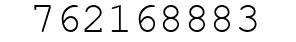 Number 762168883.
