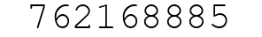 Number 762168885.