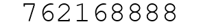 Number 762168888.