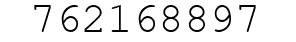 Number 762168897.