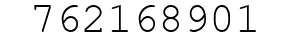 Number 762168901.