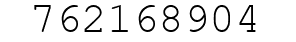 Number 762168904.