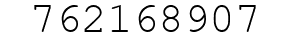 Number 762168907.