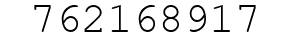 Number 762168917.