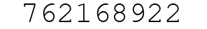 Number 762168922.