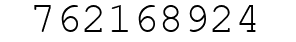 Number 762168924.