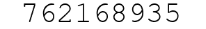 Number 762168935.