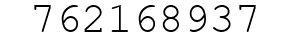 Number 762168937.