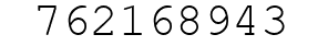 Number 762168943.