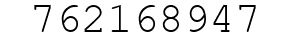 Number 762168947.