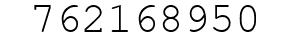 Number 762168950.