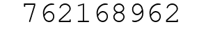 Number 762168962.