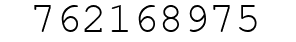 Number 762168975.