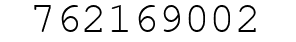 Number 762169002.