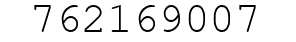 Number 762169007.