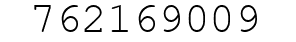 Number 762169009.