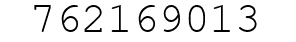 Number 762169013.