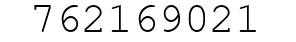 Number 762169021.