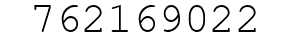 Number 762169022.