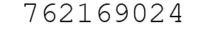 Number 762169024.