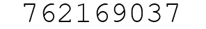 Number 762169037.