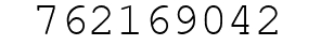 Number 762169042.
