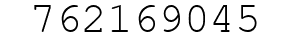 Number 762169045.