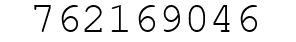 Number 762169046.