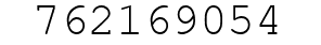 Number 762169054.