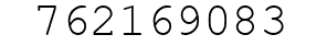 Number 762169083.