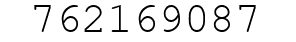 Number 762169087.