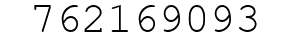 Number 762169093.