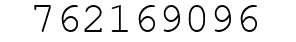 Number 762169096.