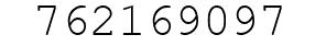 Number 762169097.