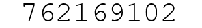 Number 762169102.