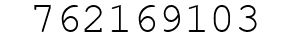 Number 762169103.