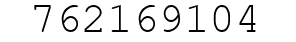 Number 762169104.