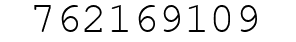 Number 762169109.