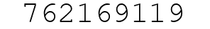 Number 762169119.